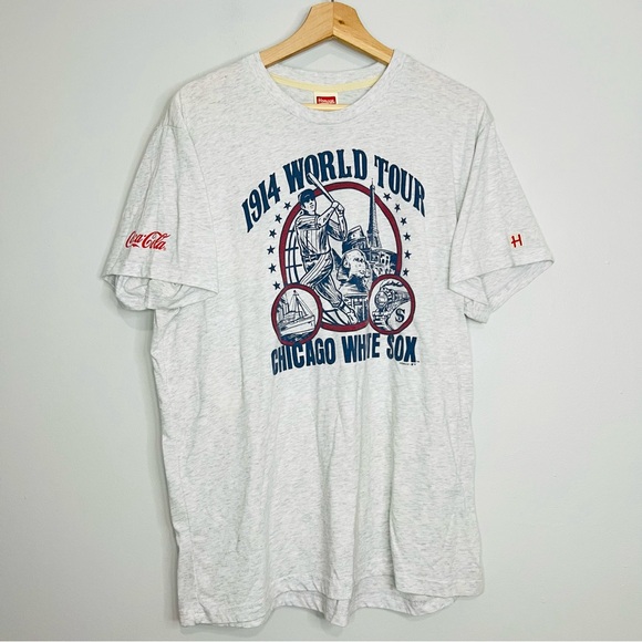 HOMAGE 1914 World Tour Chicago White Sox Gray T-Shirt - Picture 1 of 6